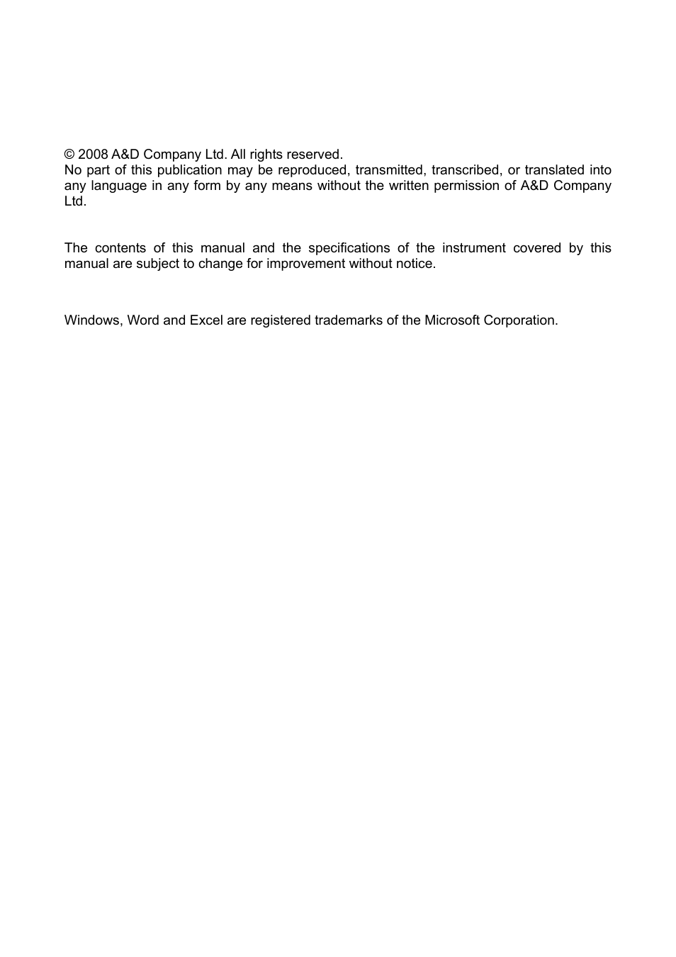 A&D A & D Analytical Balance GH-120/GH-200/GH-300/GH-202/GH-252 User Manual | Page 2 / 86