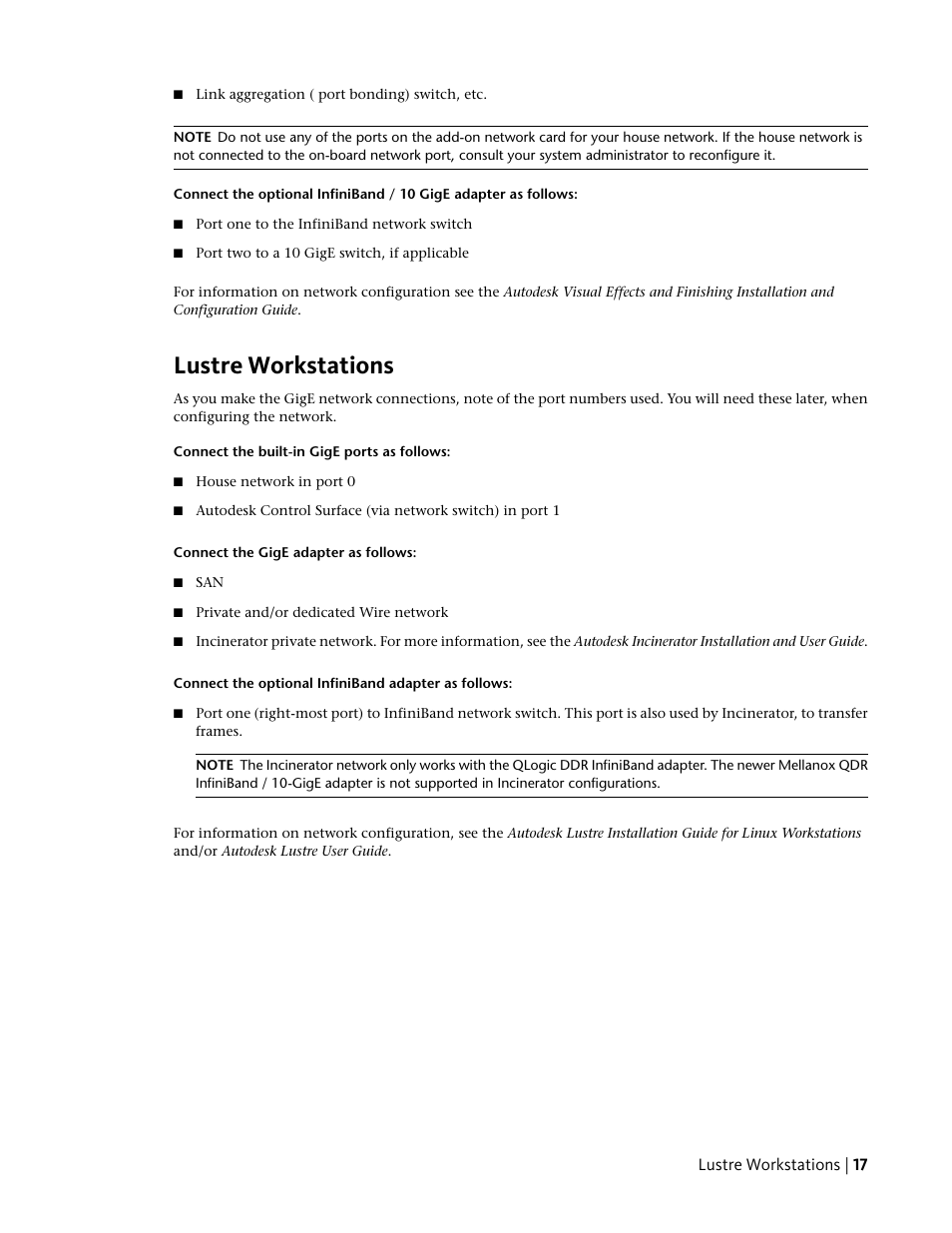 Lustre workstations | Autodesk Z800 User Manual | Page 21 / 52
