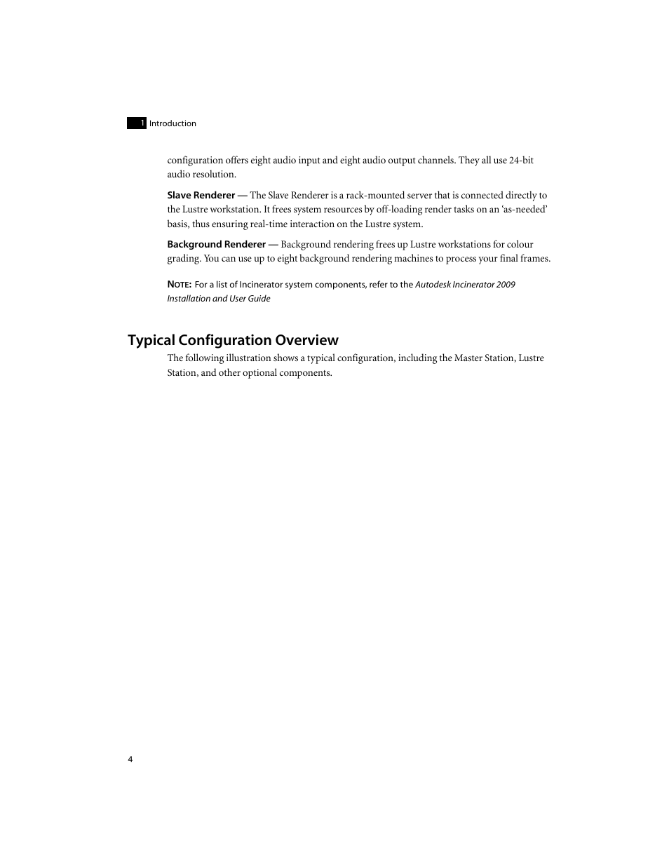 Typical configuration overview | Autodesk XW8400 User Manual | Page 10 / 52