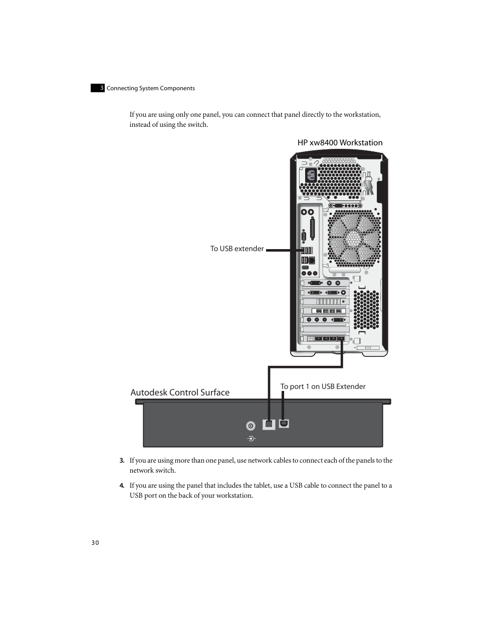 Autodesk control surface, Hp xw8400 workstation, Autodesk | Autodesk XW8400 User Manual | Page 36 / 52