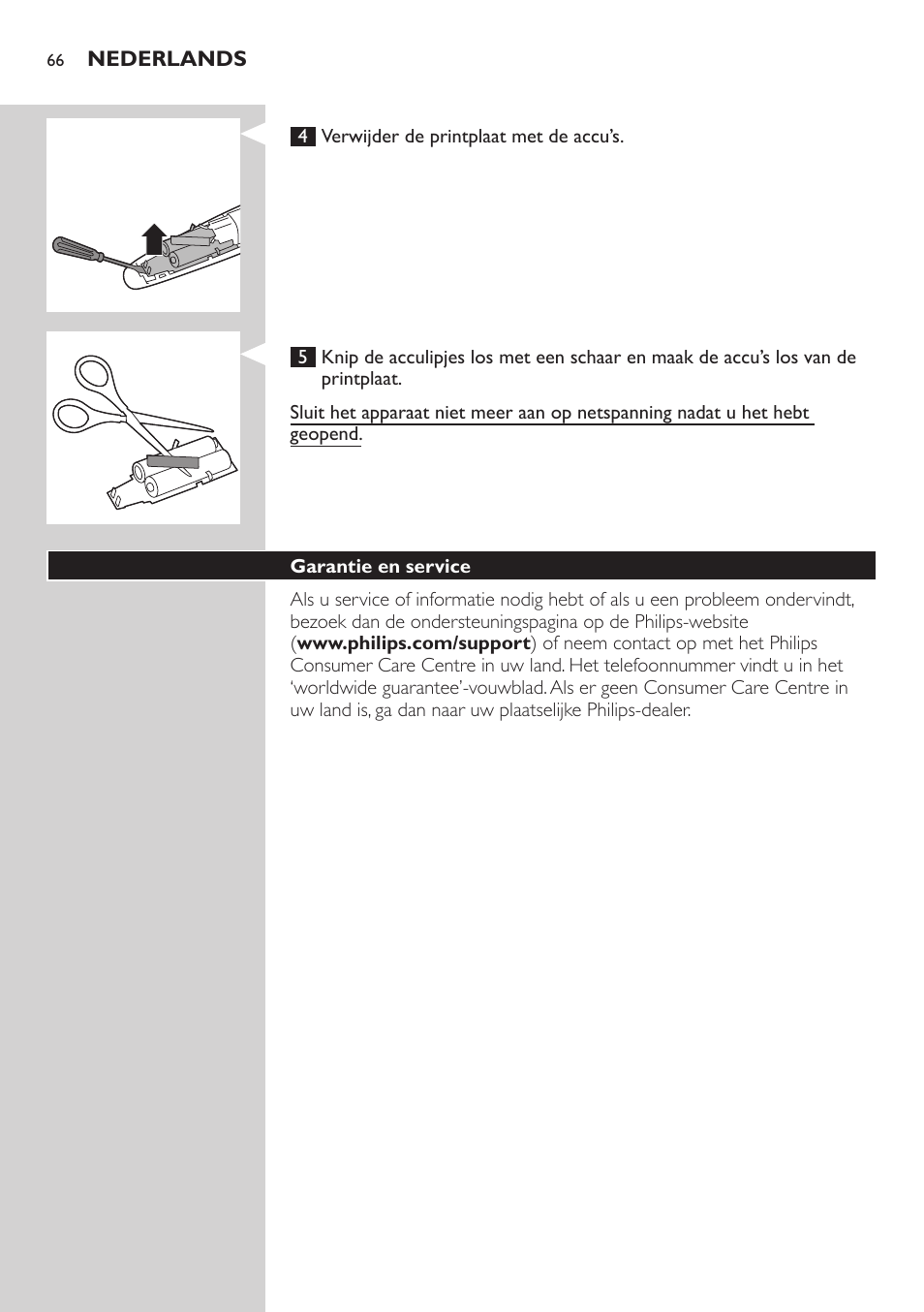 Philips BEARDTRIMMER Series 3000 Barttrimmer (Dreitagebart-Funktion) User Manual | Page 66 / 96