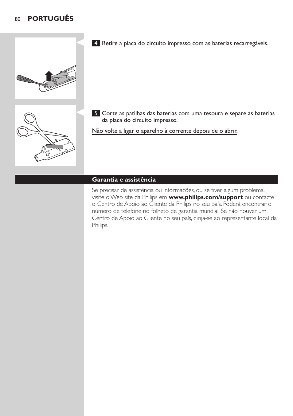 Philips BEARDTRIMMER Series 3000 Barttrimmer (Dreitagebart-Funktion) User Manual | Page 80 / 96
