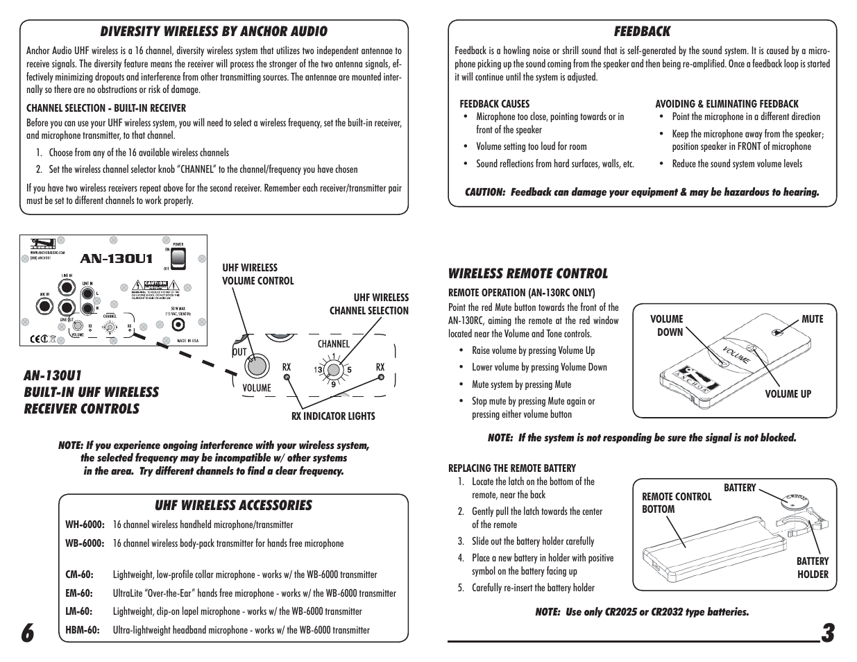 Anchor Audio AN-130 User Manual | Page 3 / 4