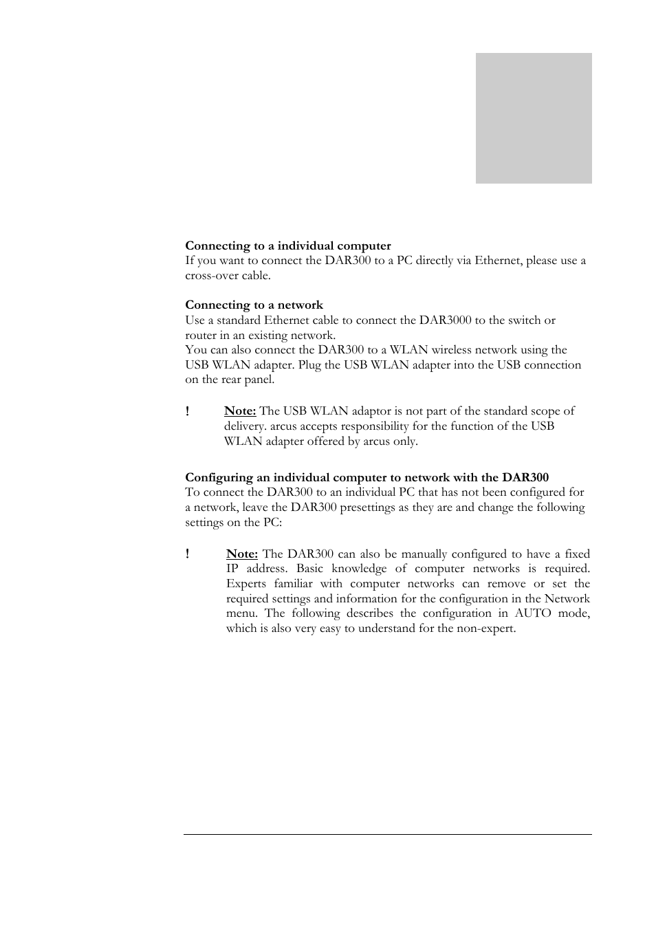 Arcus Premium Class Digital Audio Recorder 300 User Manual | Page 11 / 47