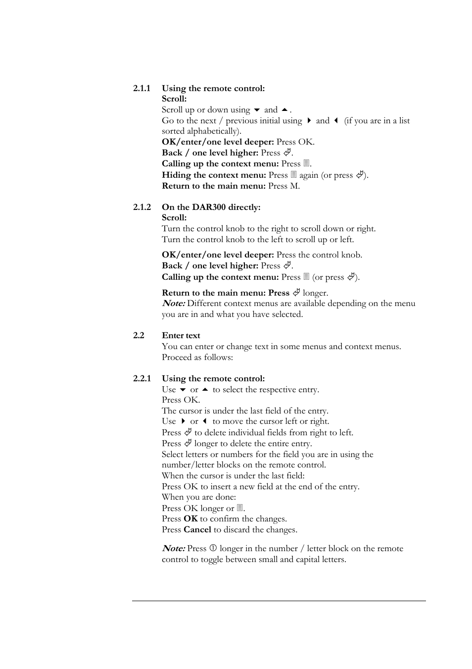 The menu functions | Arcus Premium Class Digital Audio Recorder 300 User Manual | Page 19 / 47