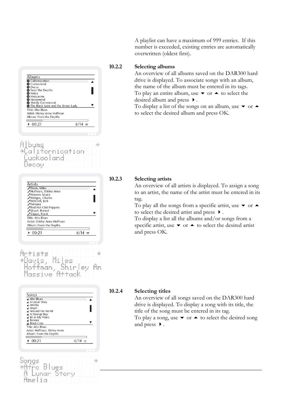 Arcus Premium Class Digital Audio Recorder 300 User Manual | Page 23 / 47