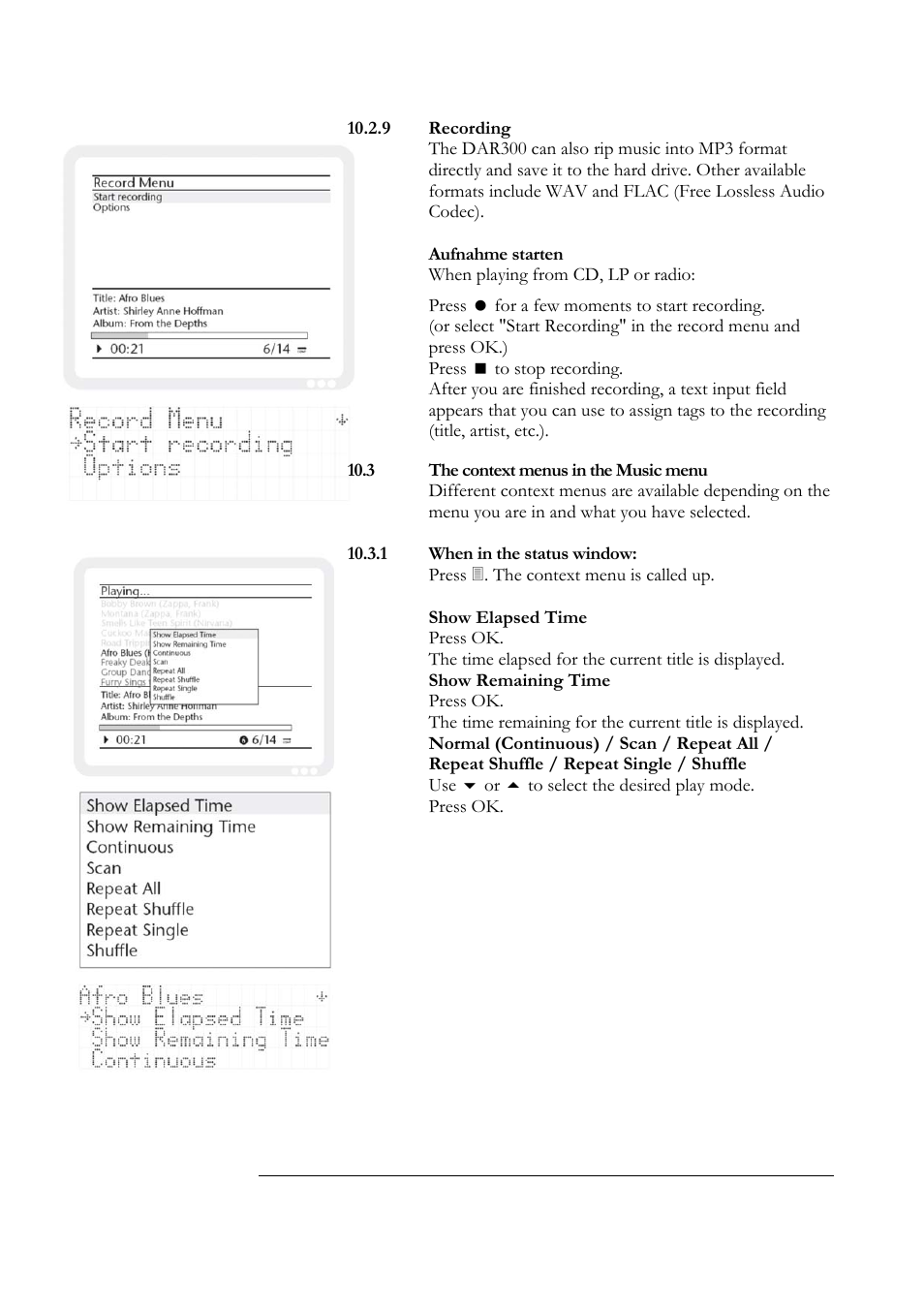 Arcus Premium Class Digital Audio Recorder 300 User Manual | Page 26 / 47