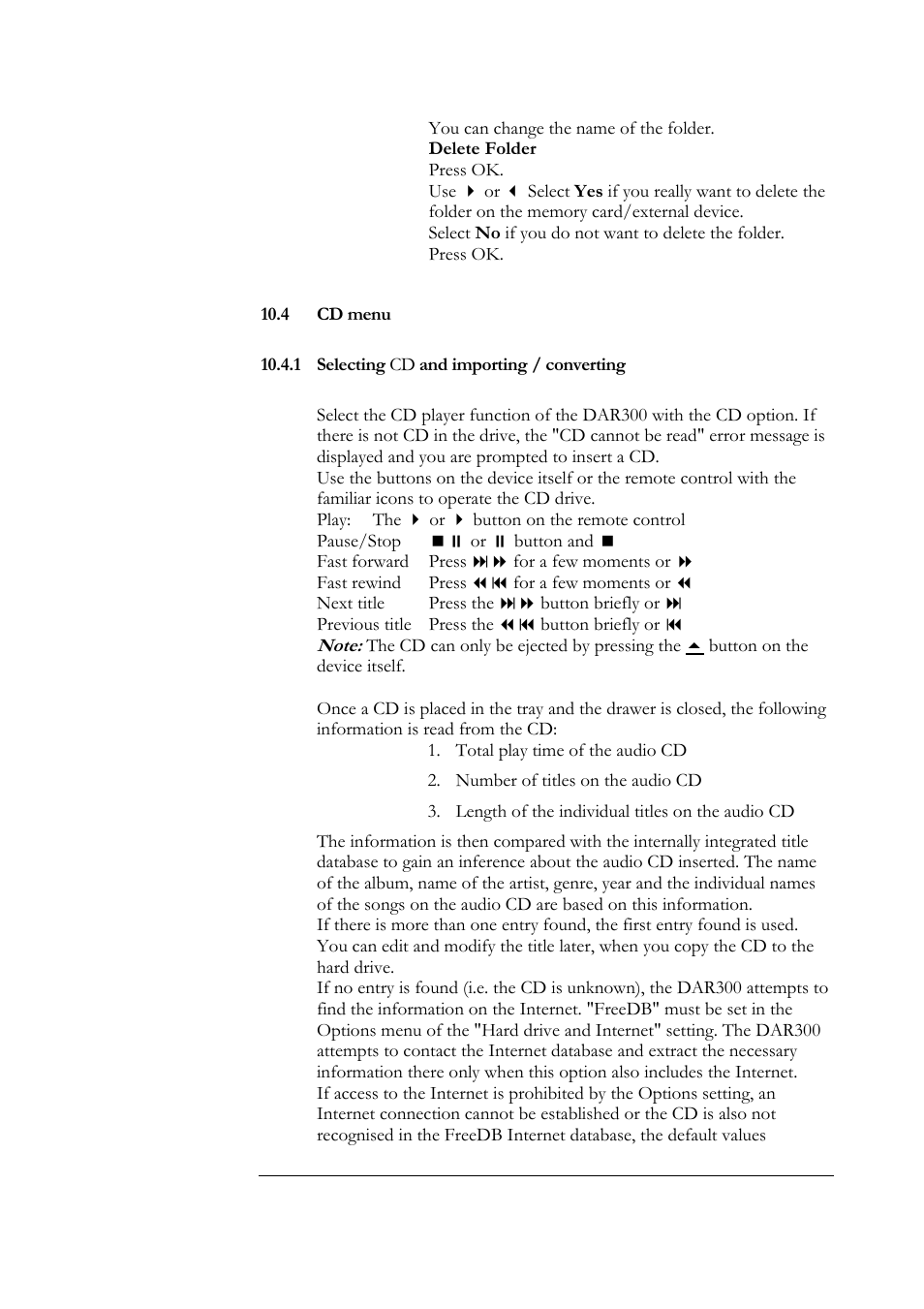 Arcus Premium Class Digital Audio Recorder 300 User Manual | Page 32 / 47