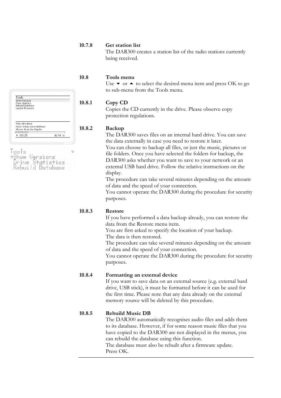 Arcus Premium Class Digital Audio Recorder 300 User Manual | Page 38 / 47