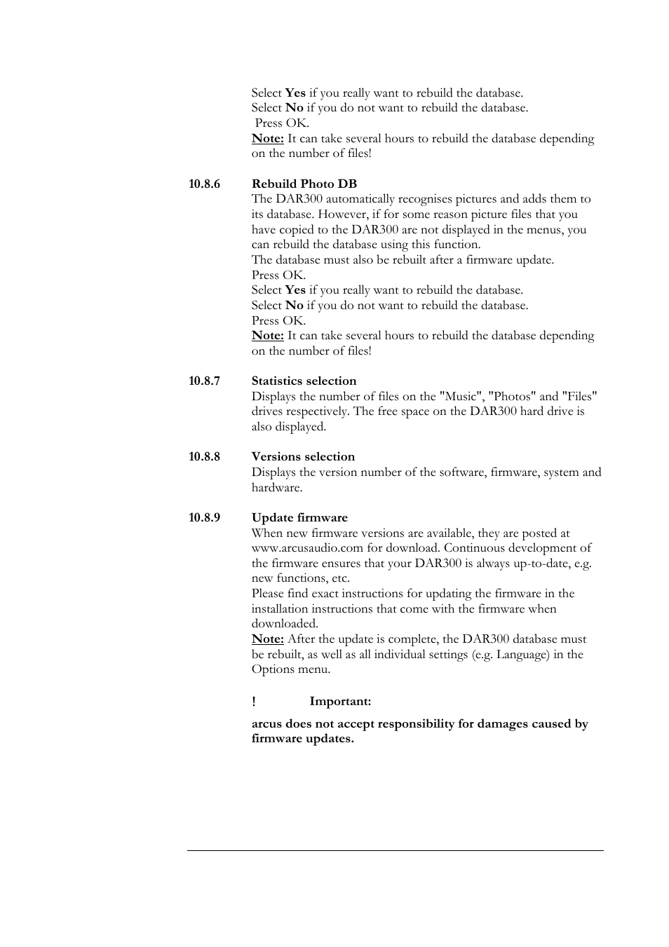 Arcus Premium Class Digital Audio Recorder 300 User Manual | Page 39 / 47