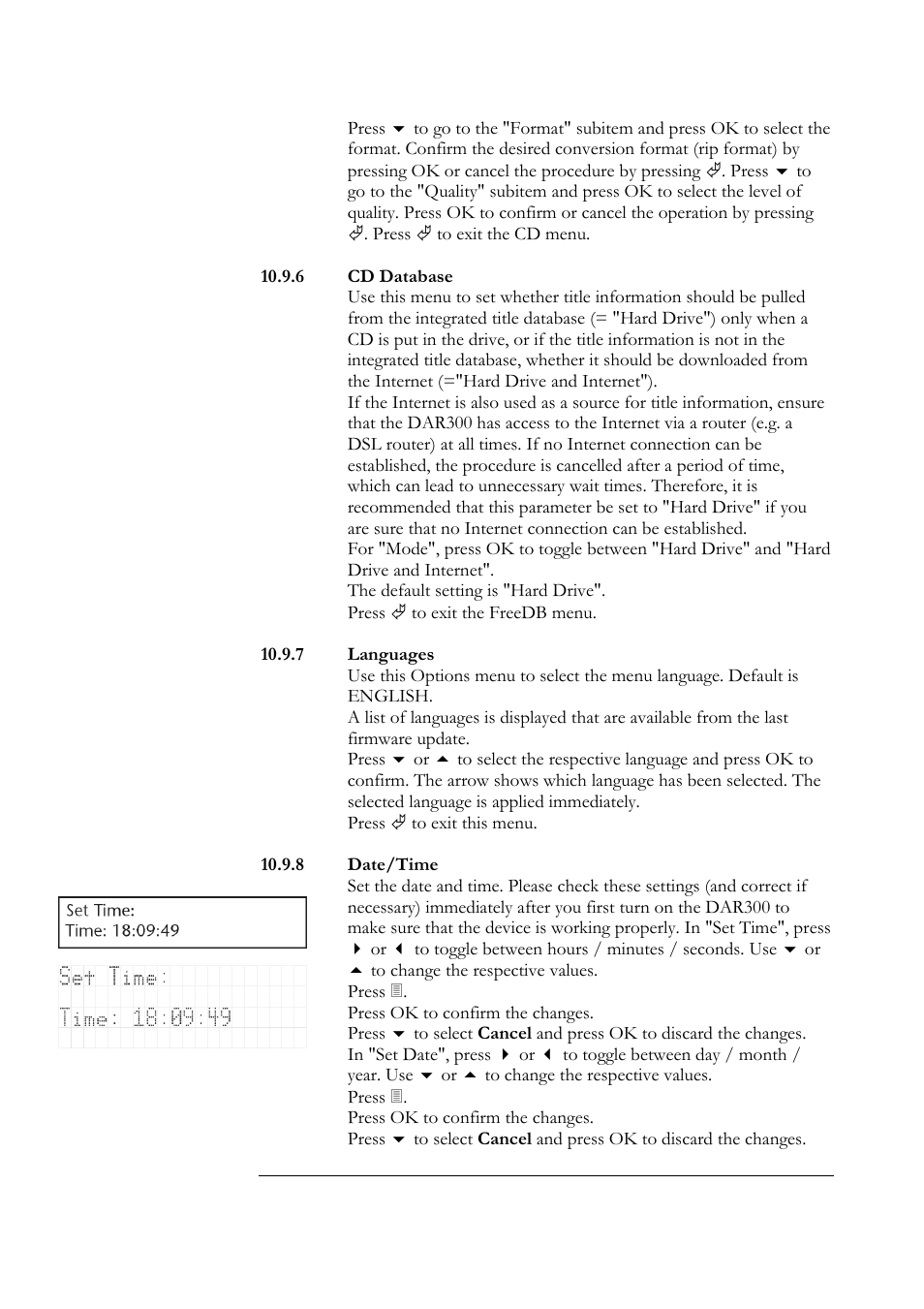 Arcus Premium Class Digital Audio Recorder 300 User Manual | Page 42 / 47
