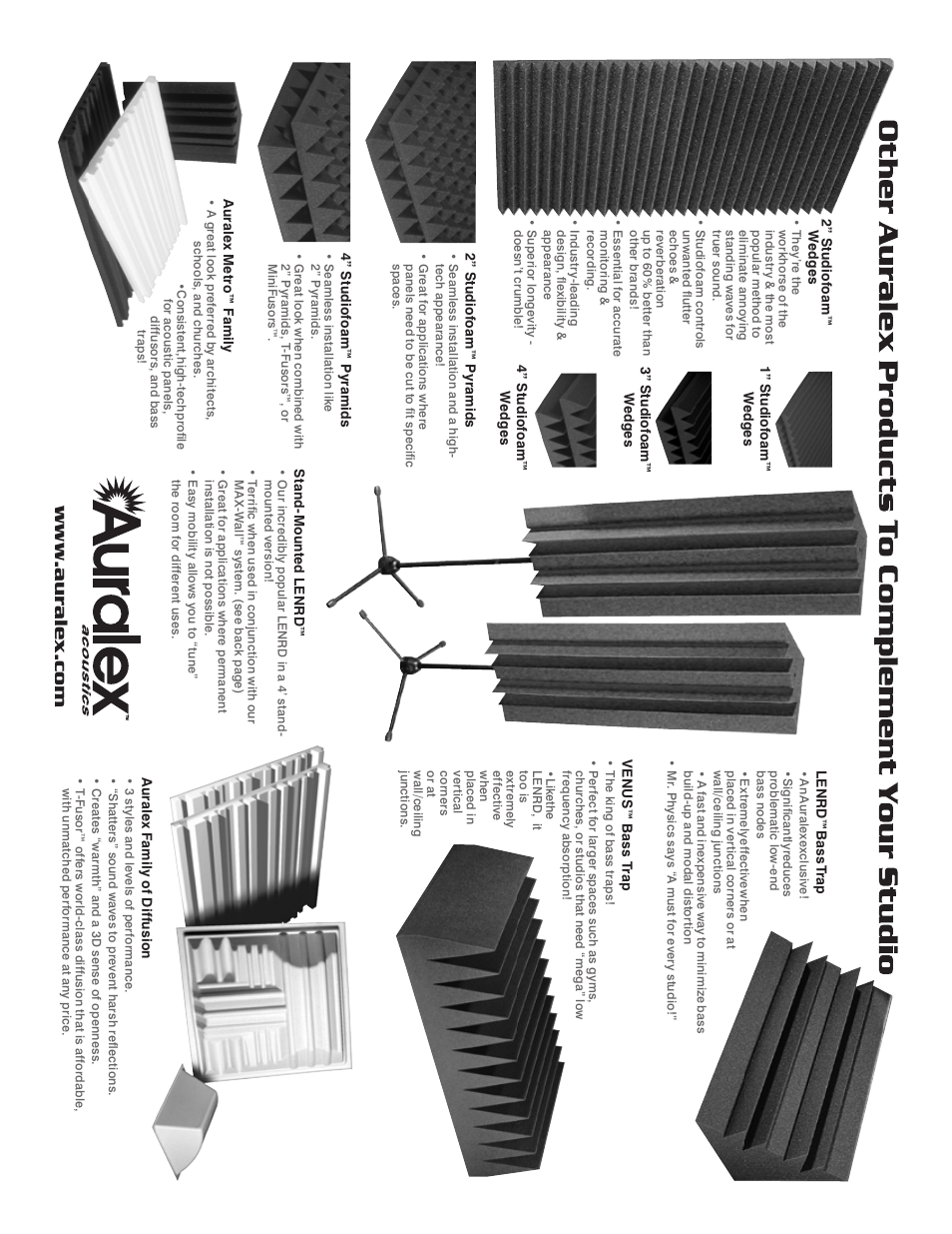Auralex Acoustics Modular Acoustical Environment MAX-Wall User Manual | Page 4 / 4