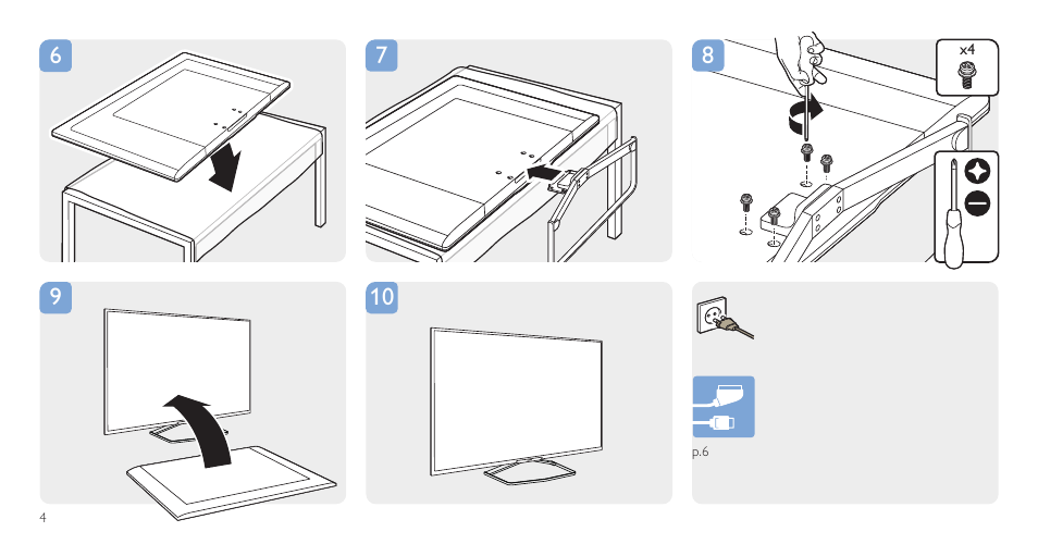 Philips 6000 series Flacher Smart Full HD-LED-Fernseher User Manual | Page 4 / 12