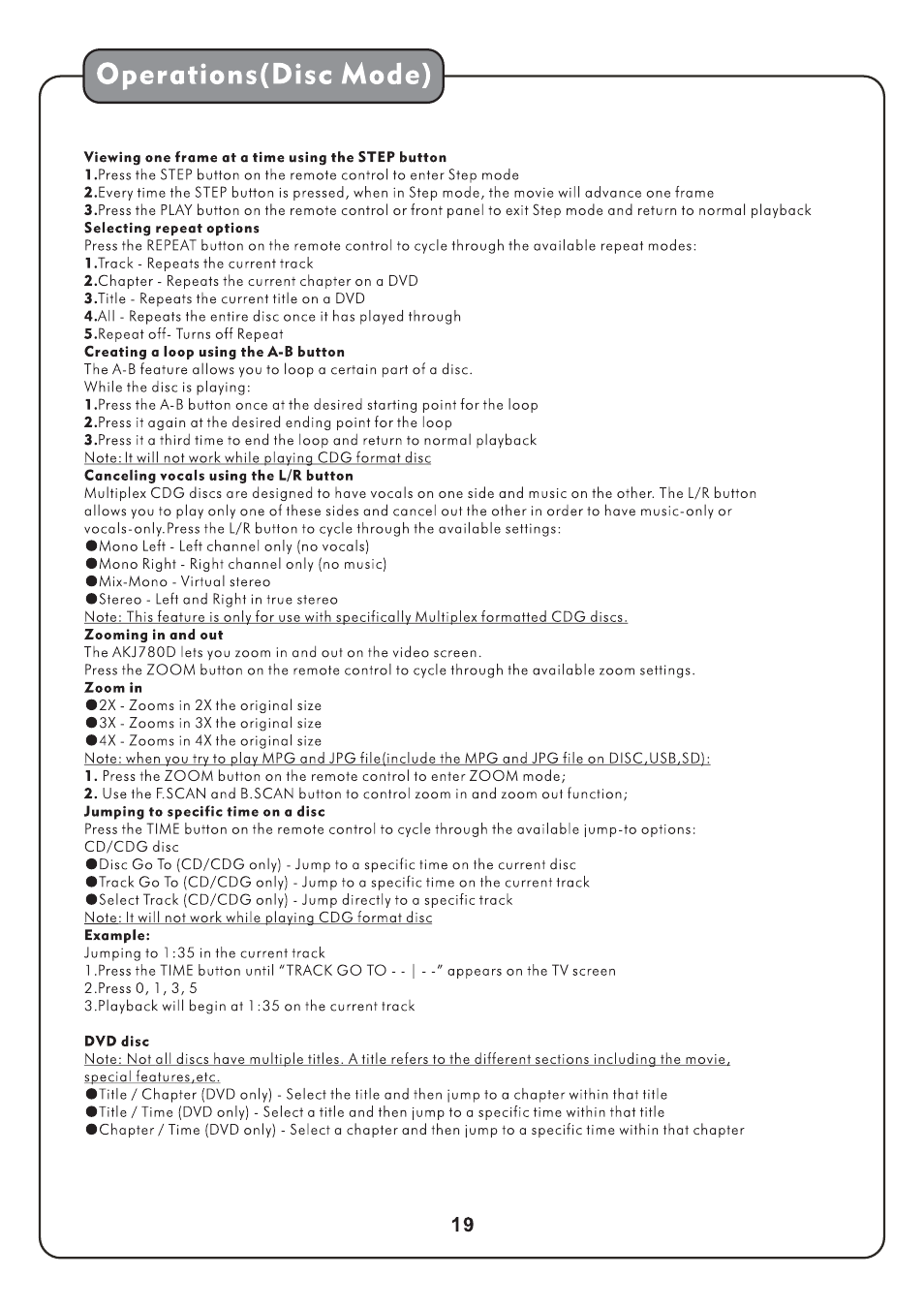 Audio2000's AKJ780D User Manual | Page 22 / 32