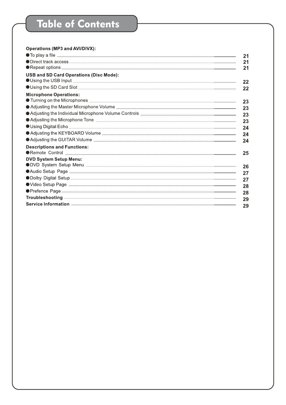 Audio2000's AKJ780D User Manual | Page 3 / 32