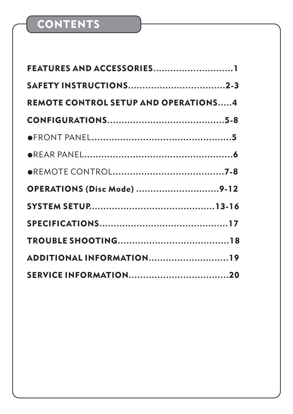 Audio2000's AVC7504 User Manual | Page 2 / 22