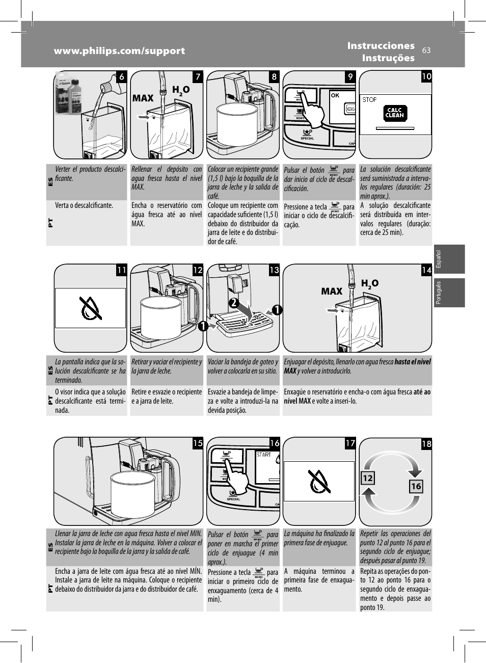 Philips Saeco Intelia Evo Kaffeevollautomat User Manual | Page 63 / 74