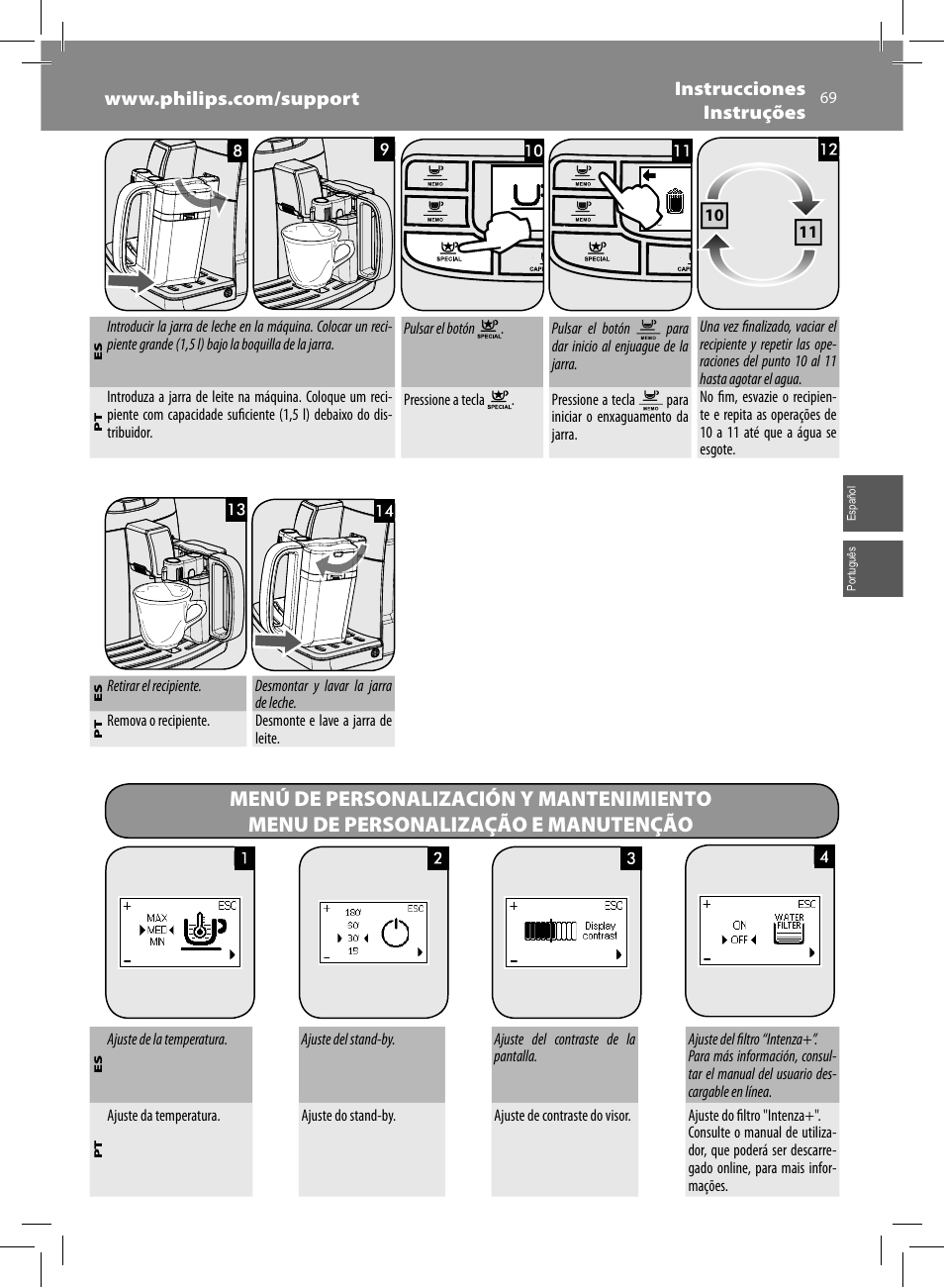 Philips Saeco Intelia Evo Kaffeevollautomat User Manual | Page 69 / 74