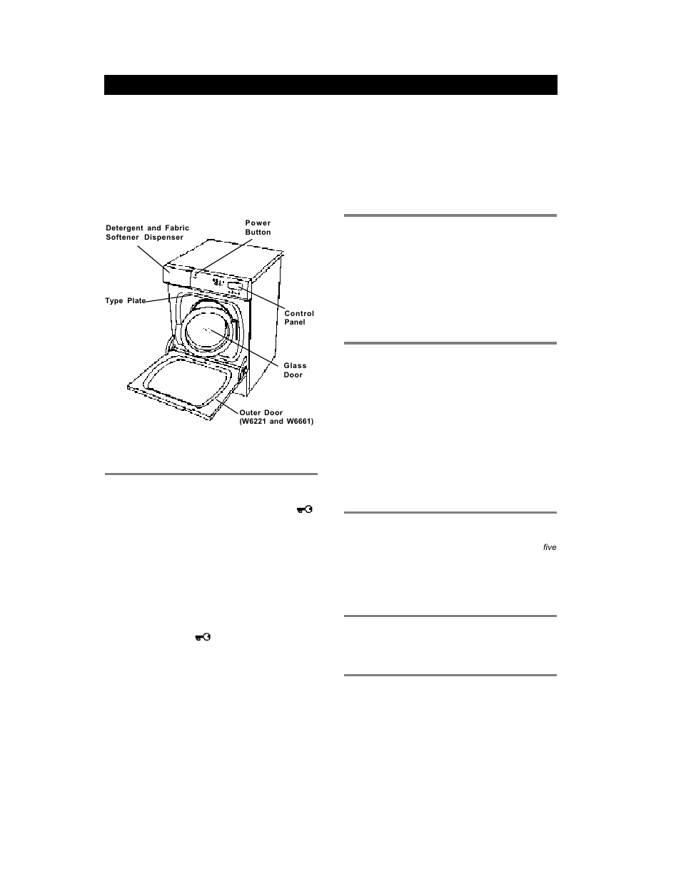 Englishenglish, Ask asko o w washer fea asher features tures | ASKO W6641 W661 User Manual | Page 3 / 24