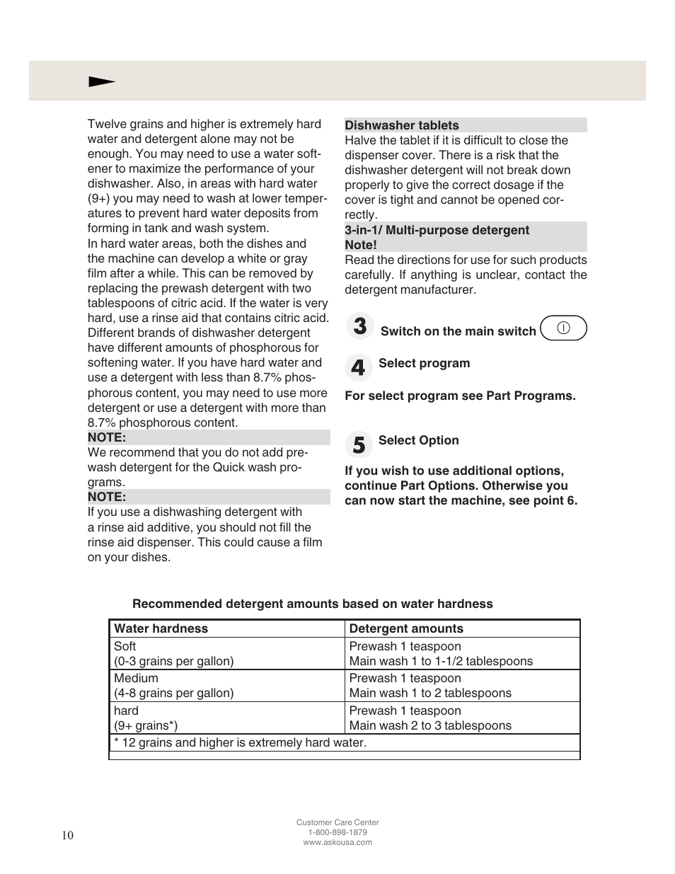 ASKO D5122 User Manual | Page 10 / 28