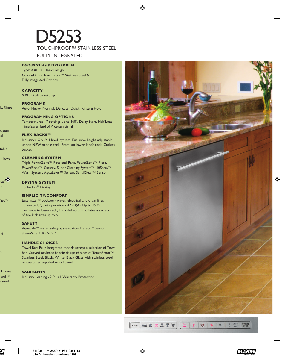 D5253 | ASKO D3112 User Manual | Page 13 / 32