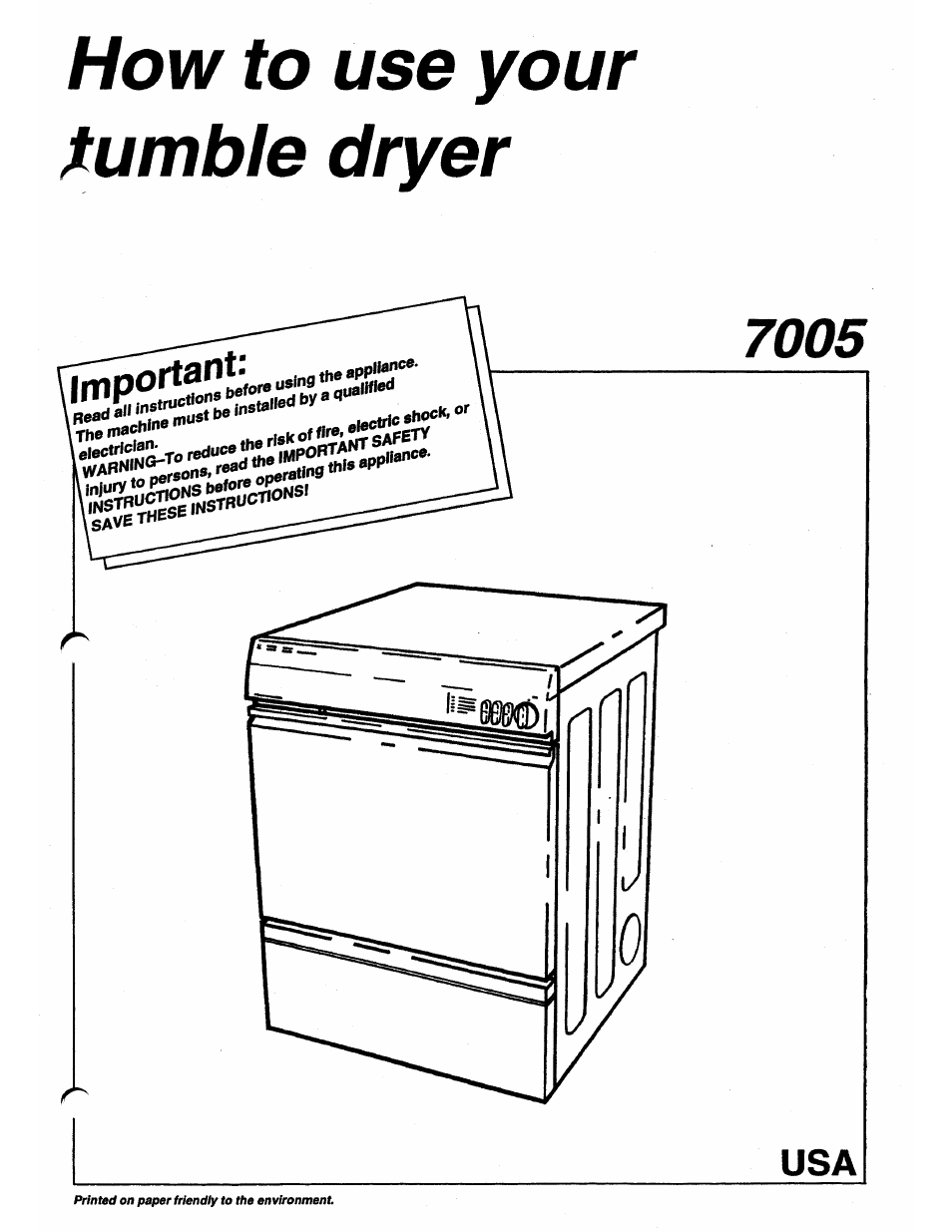 ASKO 7005 User Manual | 12 pages