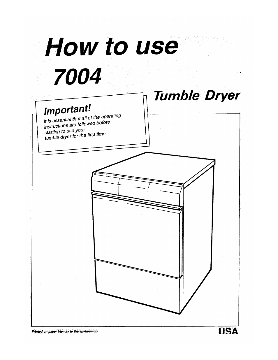 ASKO 7004 User Manual | 12 pages