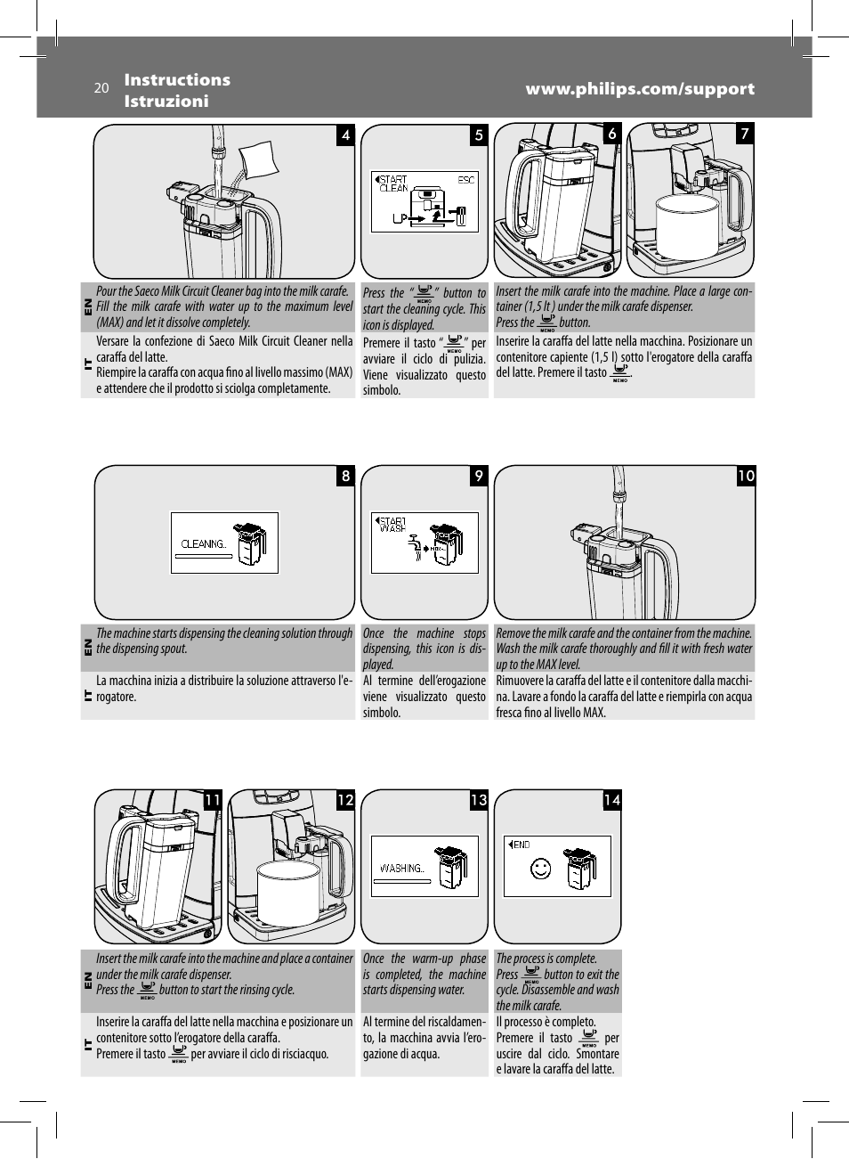 Philips Saeco Intelia Evo Kaffeevollautomat User Manual | Page 20 / 60