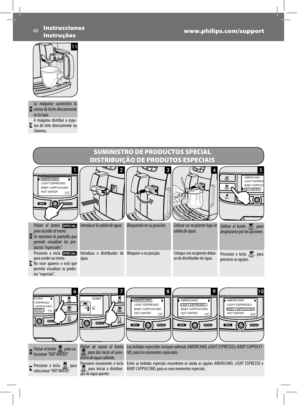 Philips Saeco Intelia Evo Kaffeevollautomat User Manual | Page 48 / 60