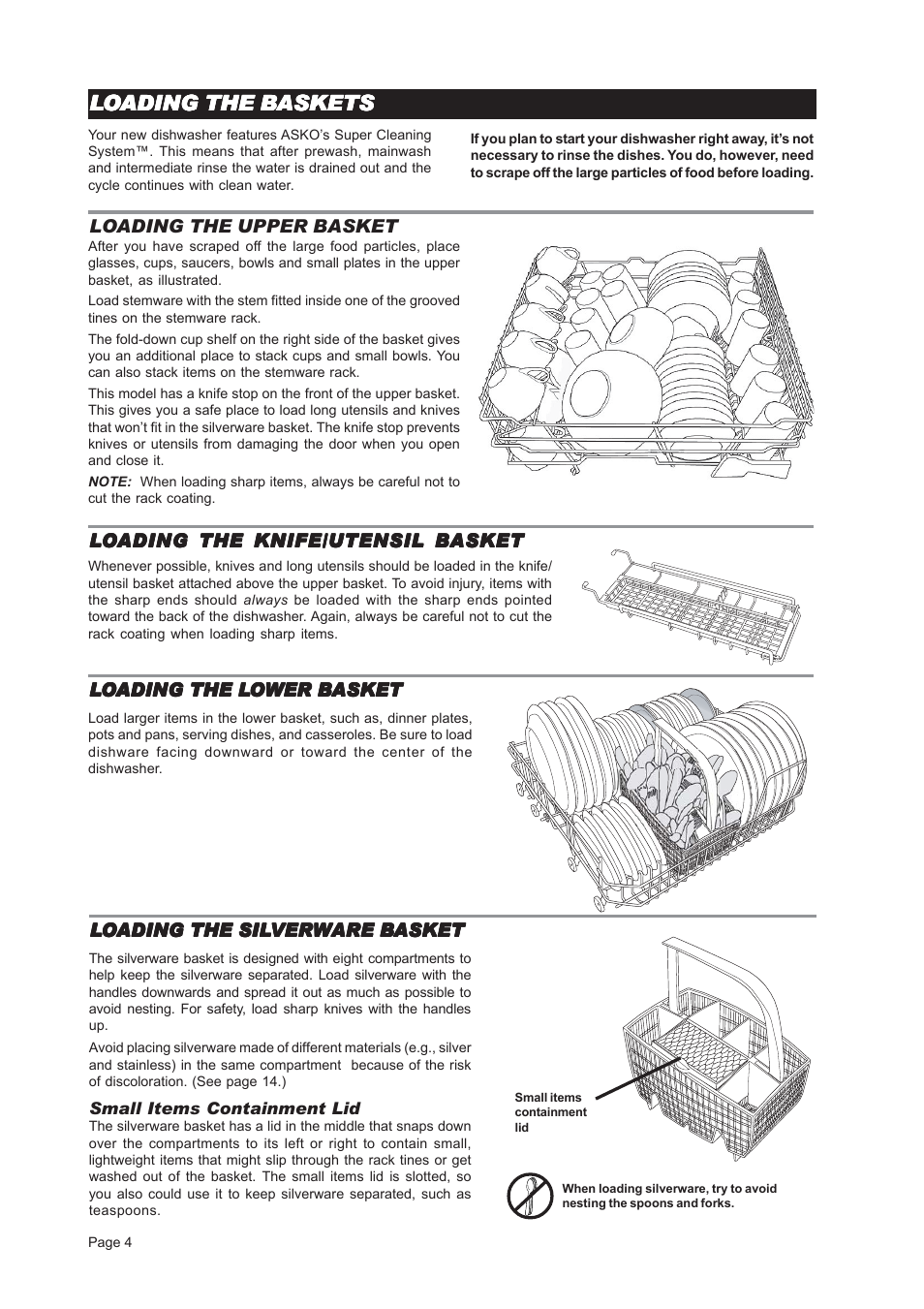 ASKO D3451 User Manual | Page 4 / 16