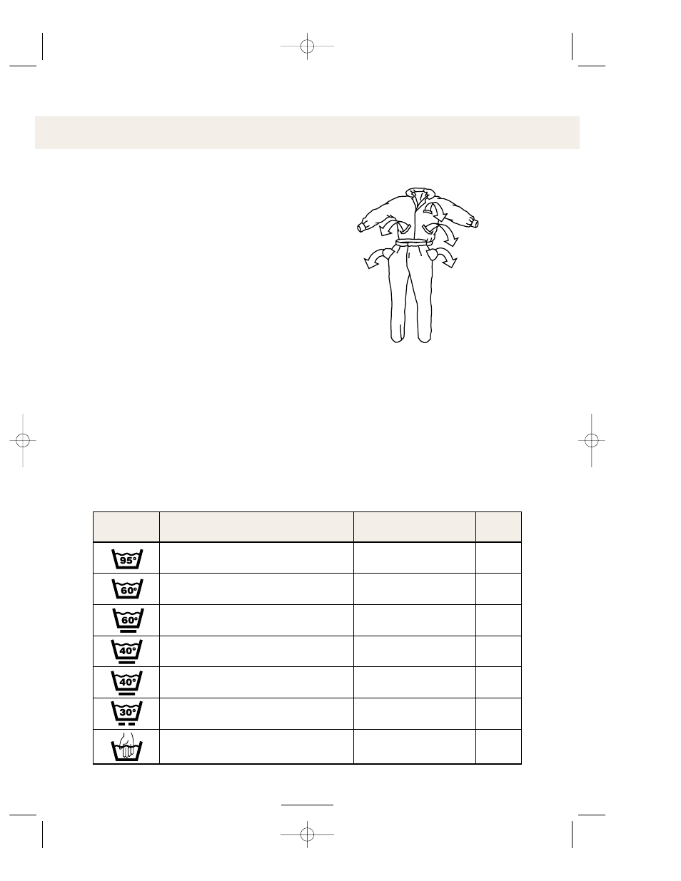 Contents advice and tips before washing, Sorting your laundry, Clothing | Laundry label symbols laundry labels | ASKO WL6511 User Manual | Page 10 / 32