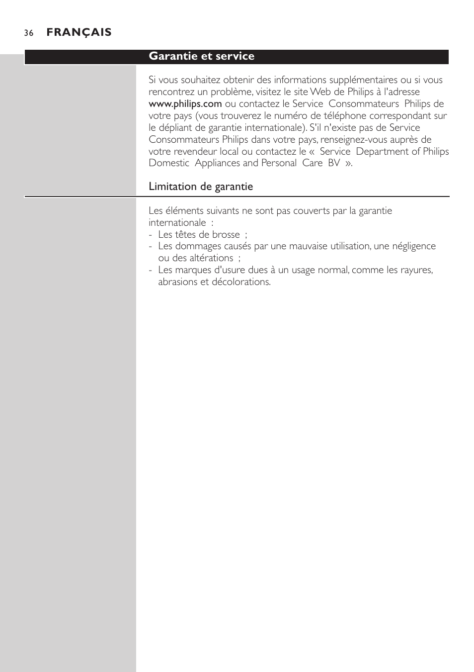 Philips Sonicare e-Series Standard-Bürstenkopf für Schallzahnbürste User Manual | Page 36 / 64