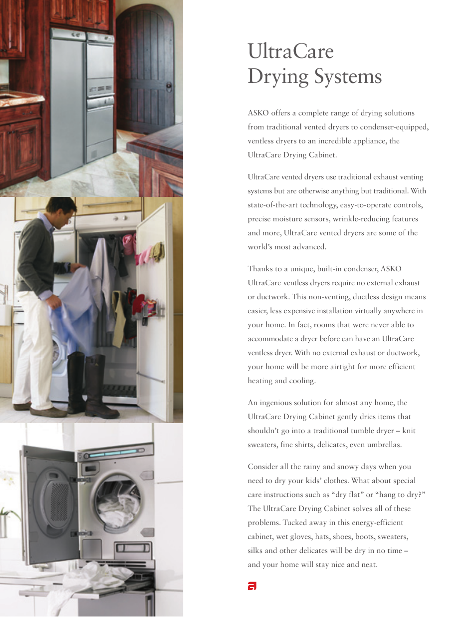 Ultracare drying systems | ASKO Laundry Solutions User Manual | Page 14 / 18