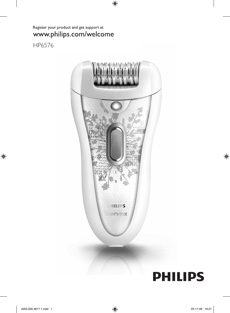 Philips SatinPerfect Epilierer User Manual | 108 pages