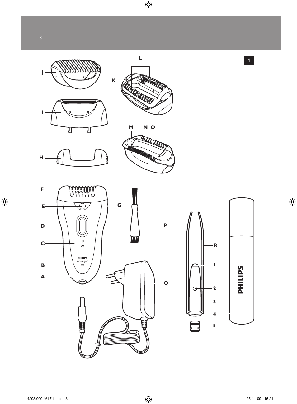 Philips SatinPerfect Epilierer User Manual | Page 3 / 108
