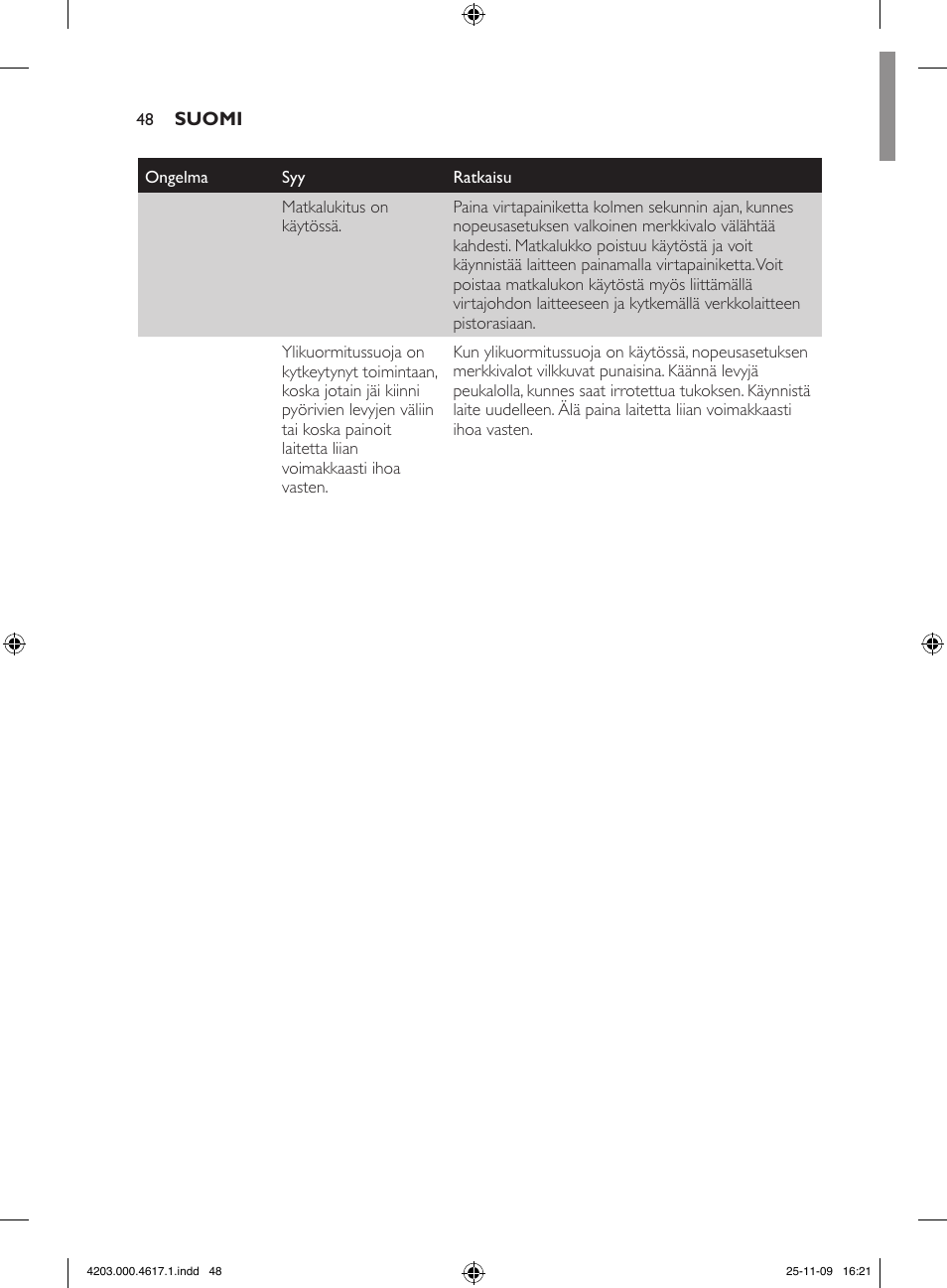 Philips SatinPerfect Epilierer User Manual | Page 48 / 108