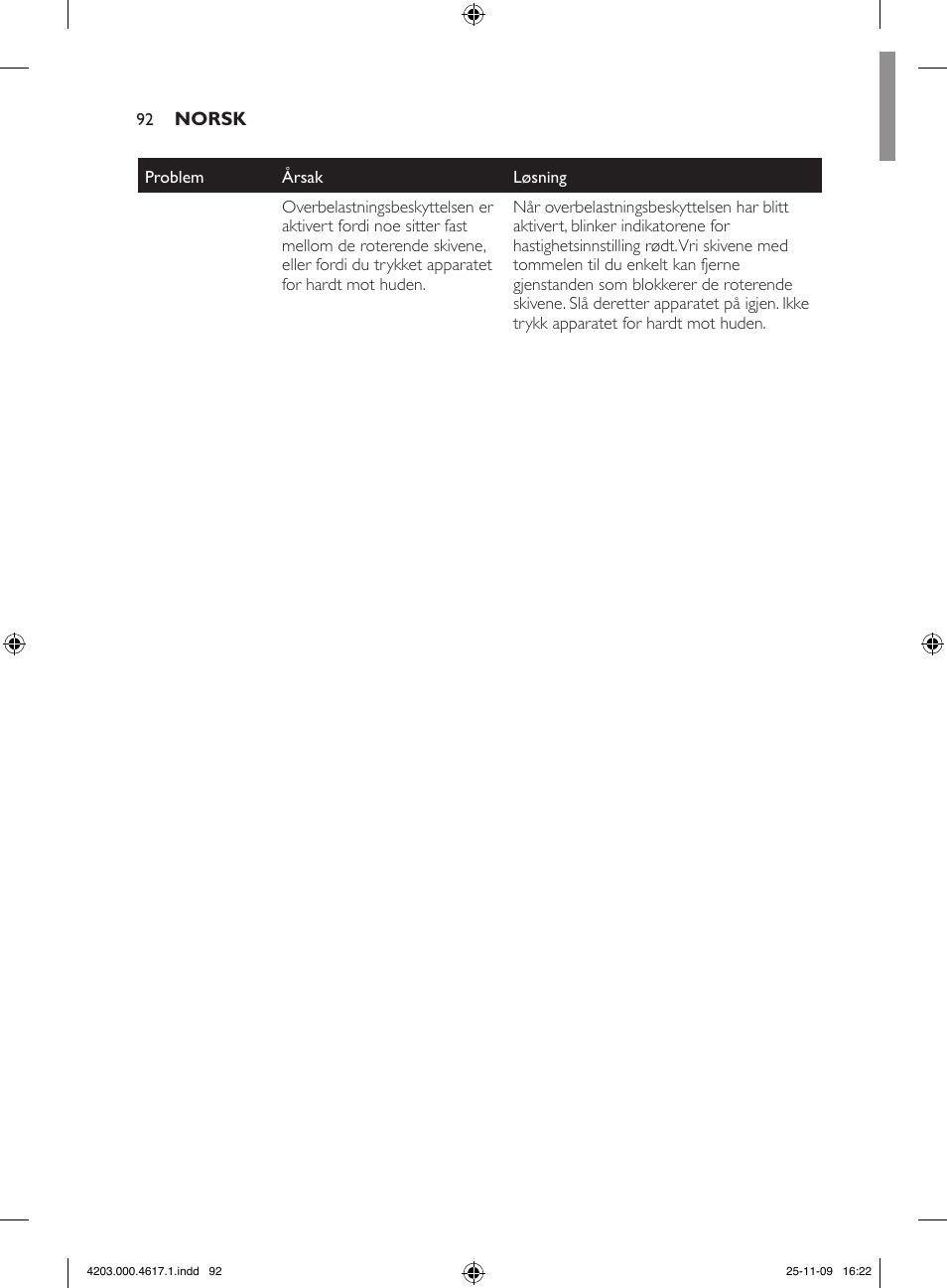 Philips SatinPerfect Epilierer User Manual | Page 92 / 108