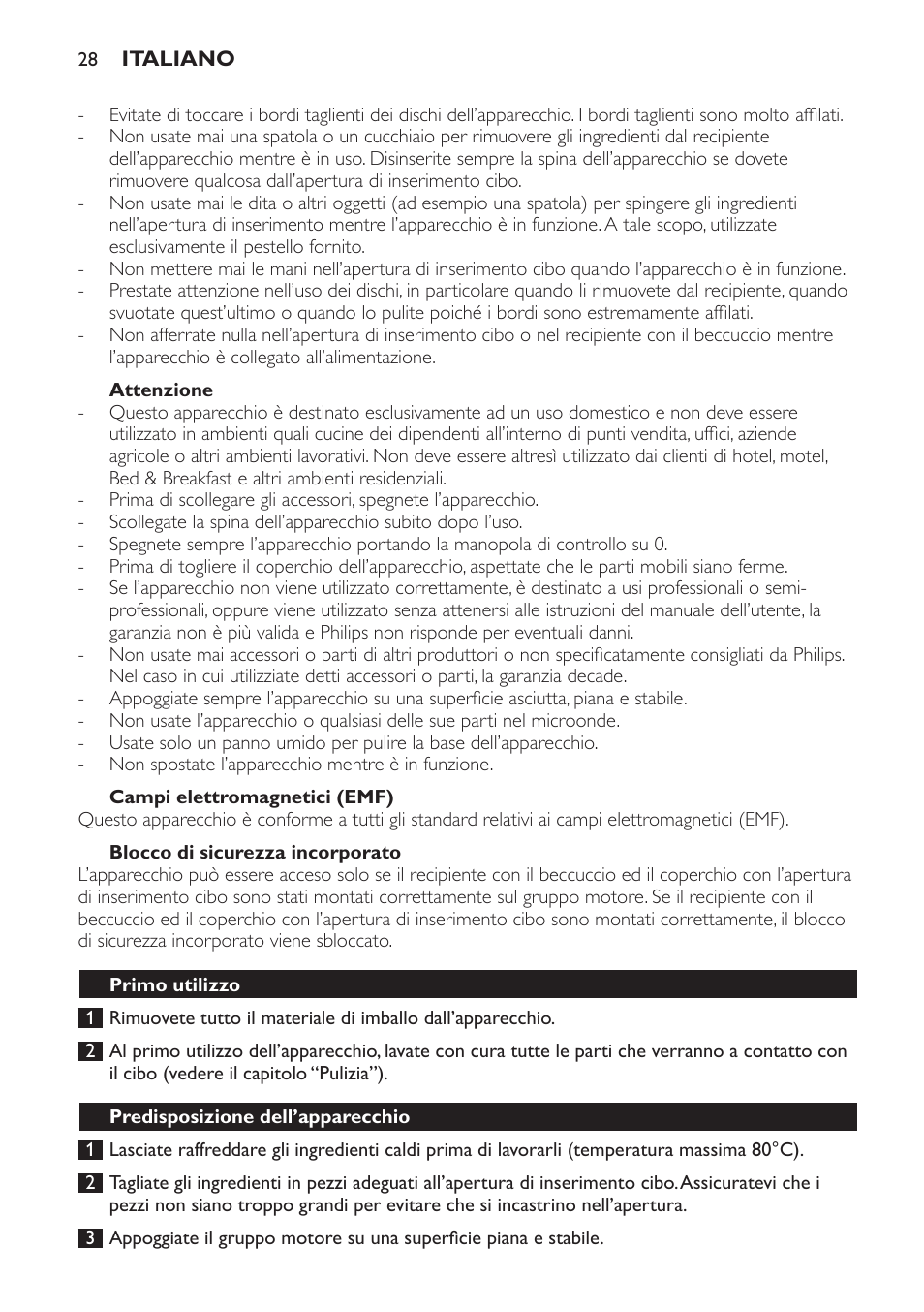 Philips Jamie Oliver Schneideturm User Manual | Page 28 / 52