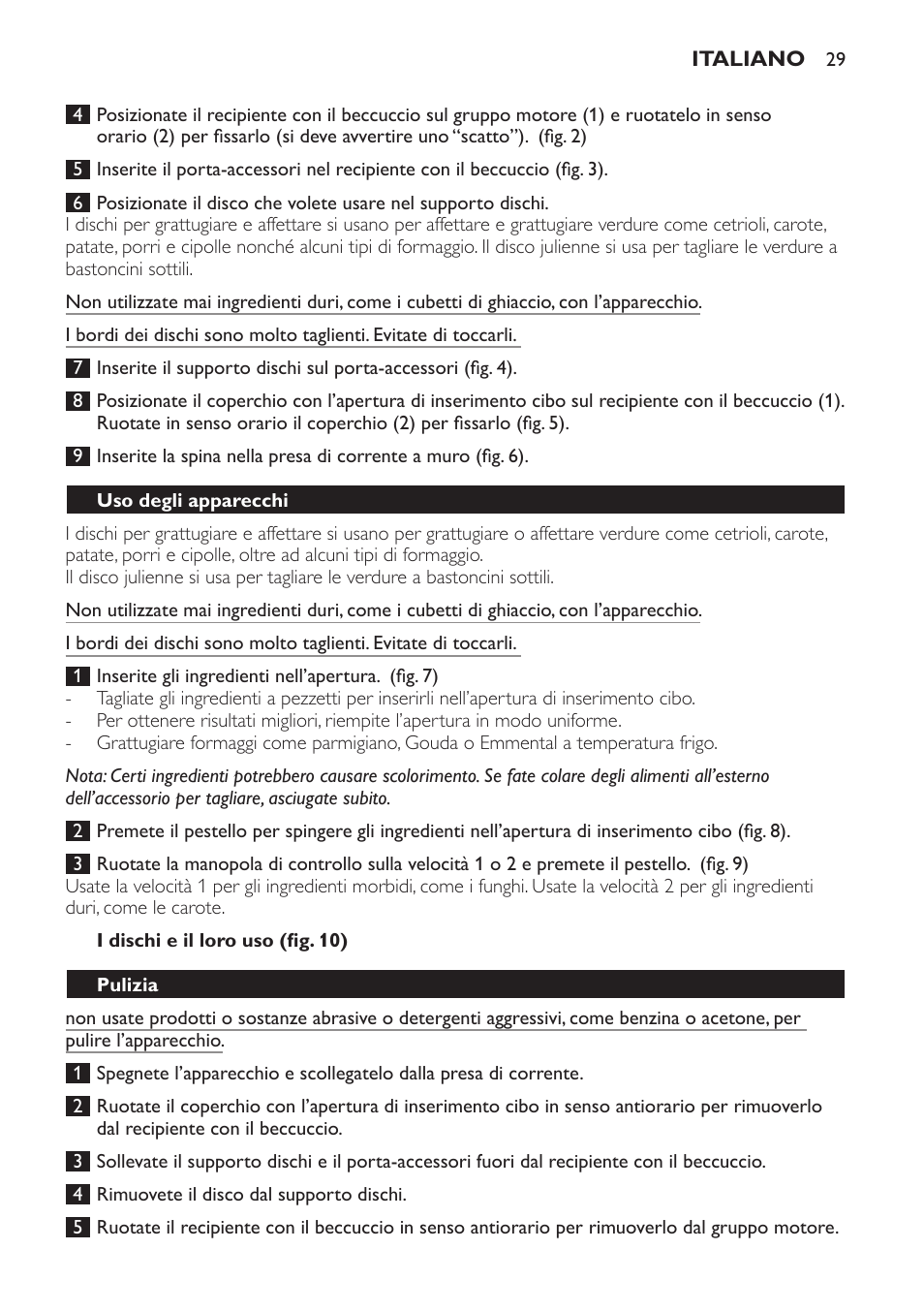 Philips Jamie Oliver Schneideturm User Manual | Page 29 / 52