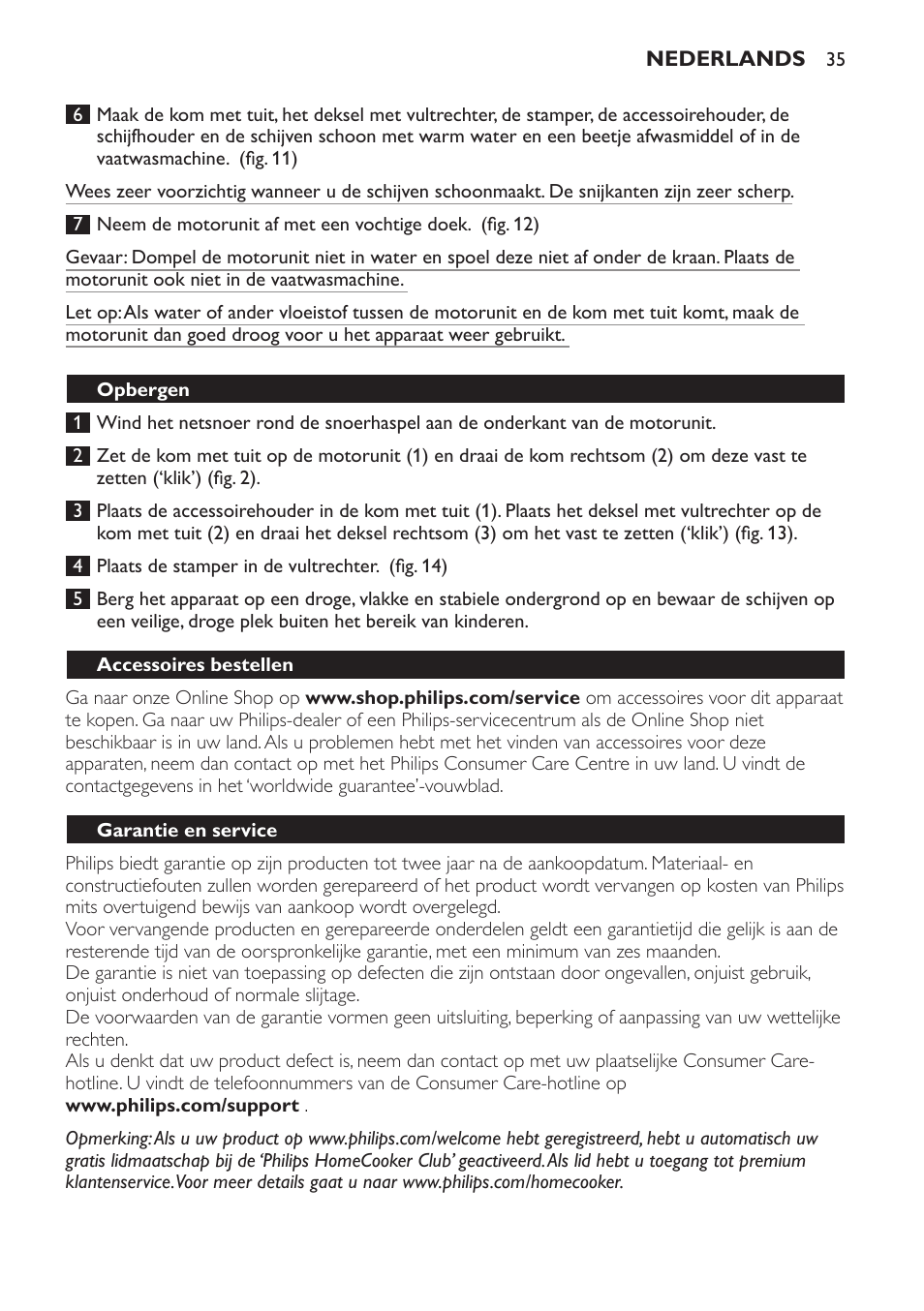 Philips Jamie Oliver Schneideturm User Manual | Page 35 / 52