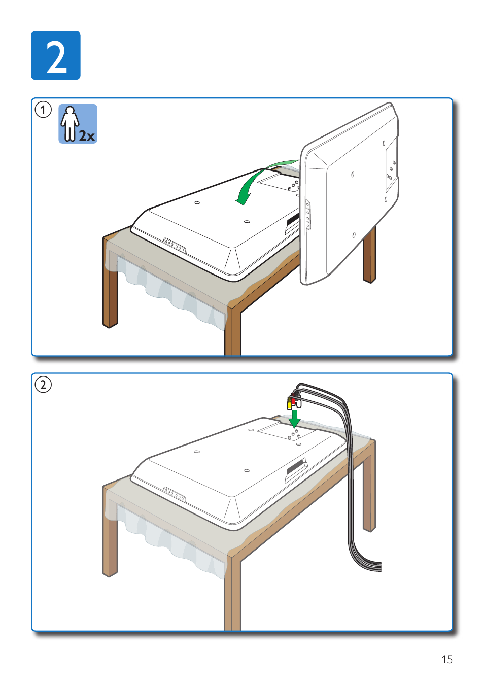 Philips Wandhalterung für LCD-Fernseher User Manual | Page 15 / 20