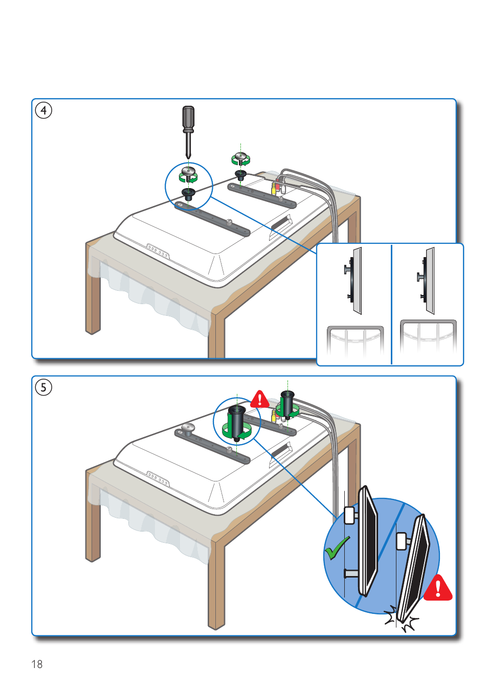 Philips Wandhalterung für LCD-Fernseher User Manual | Page 18 / 20