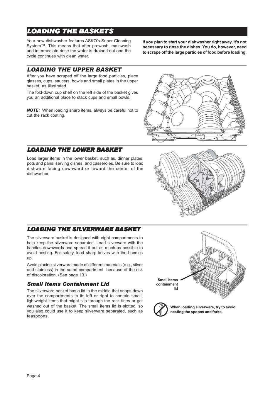 ASKO D3121 User Manual | Page 4 / 16