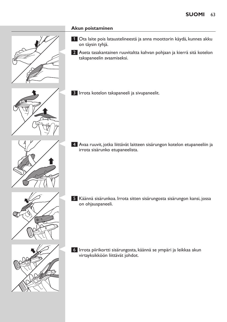 Philips BODYGROOM Series 5000 Bodygroom User Manual | Page 63 / 126