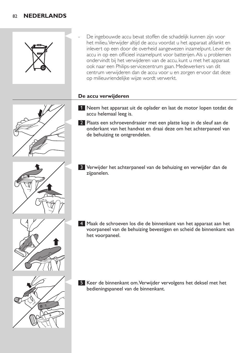 Philips BODYGROOM Series 5000 Bodygroom User Manual | Page 82 / 126