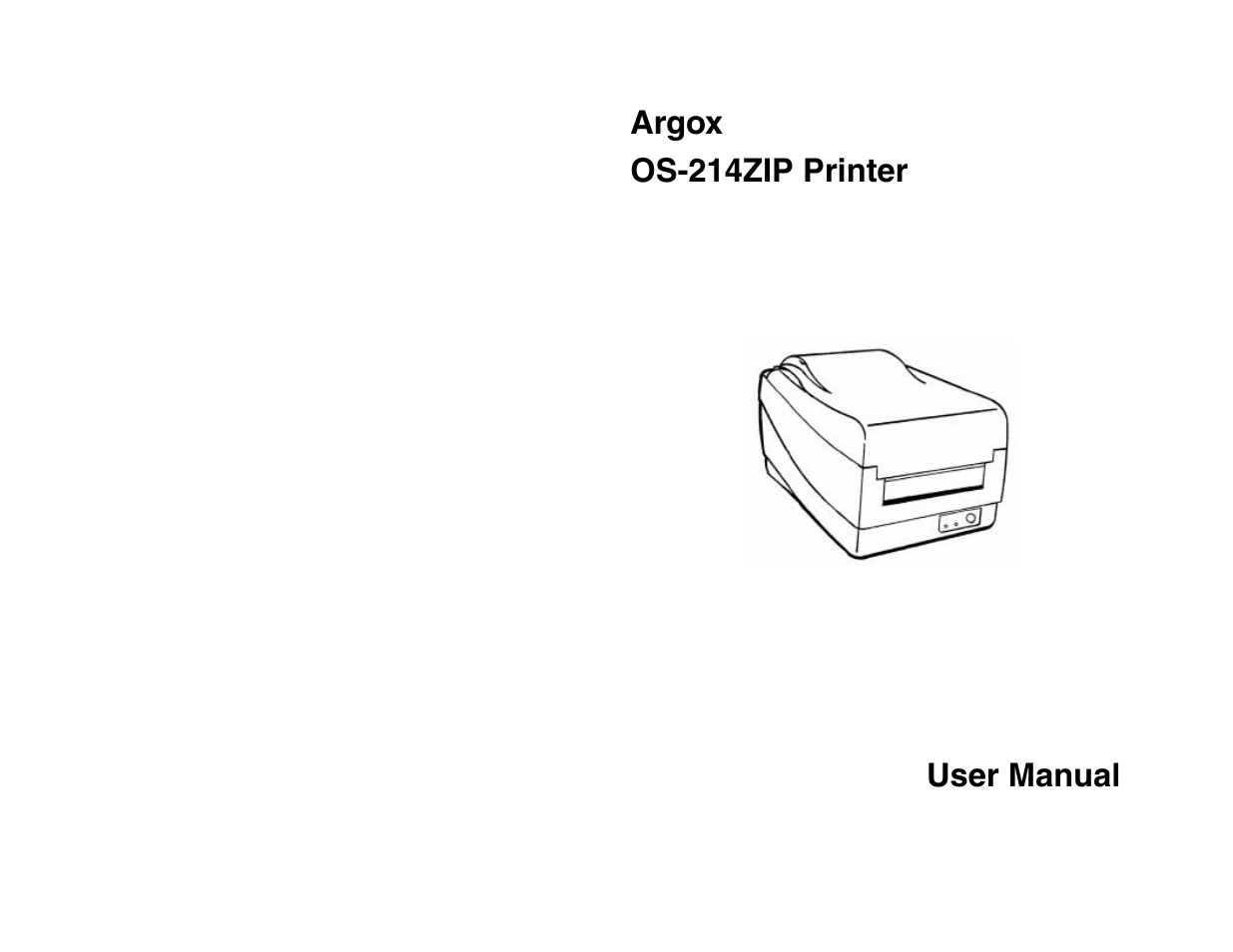 Argox OS-214ZIP User Manual | 39 pages