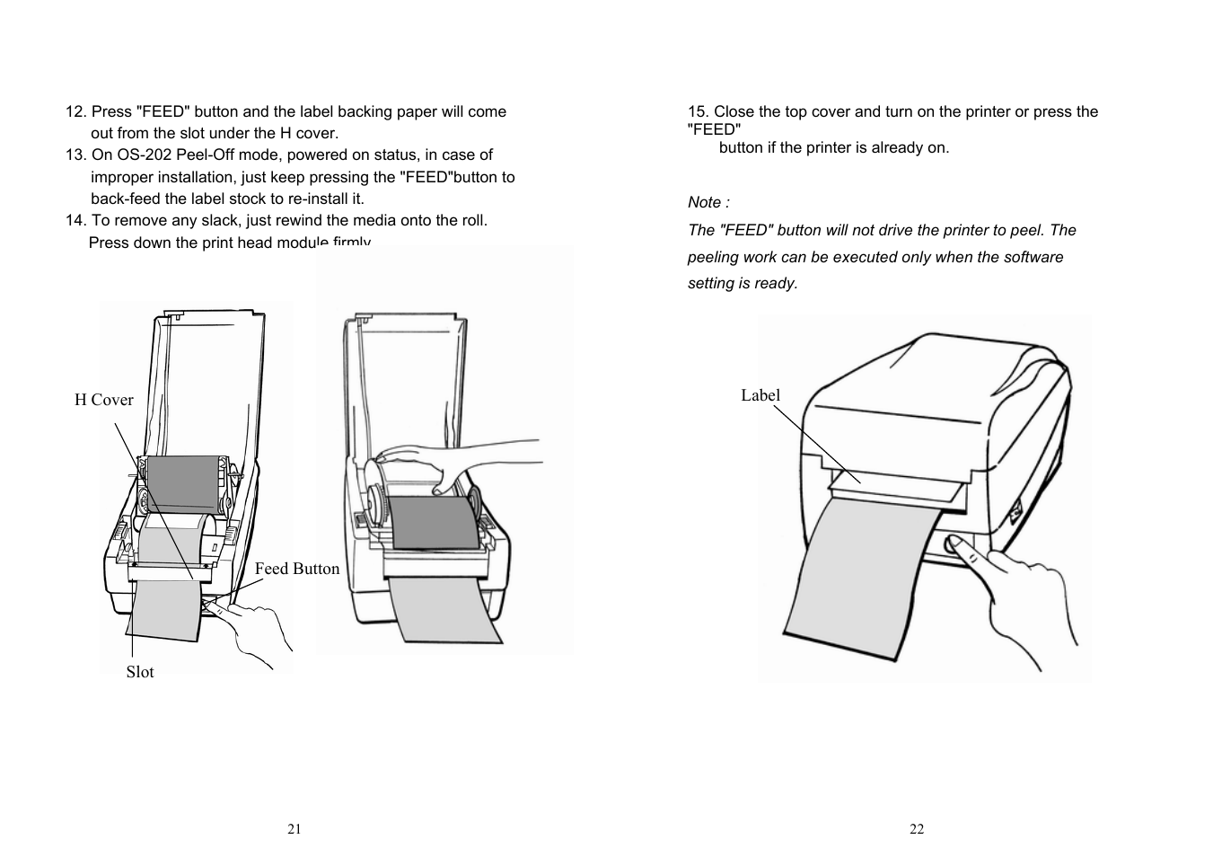 Argox OS-214ZIP User Manual | Page 14 / 39