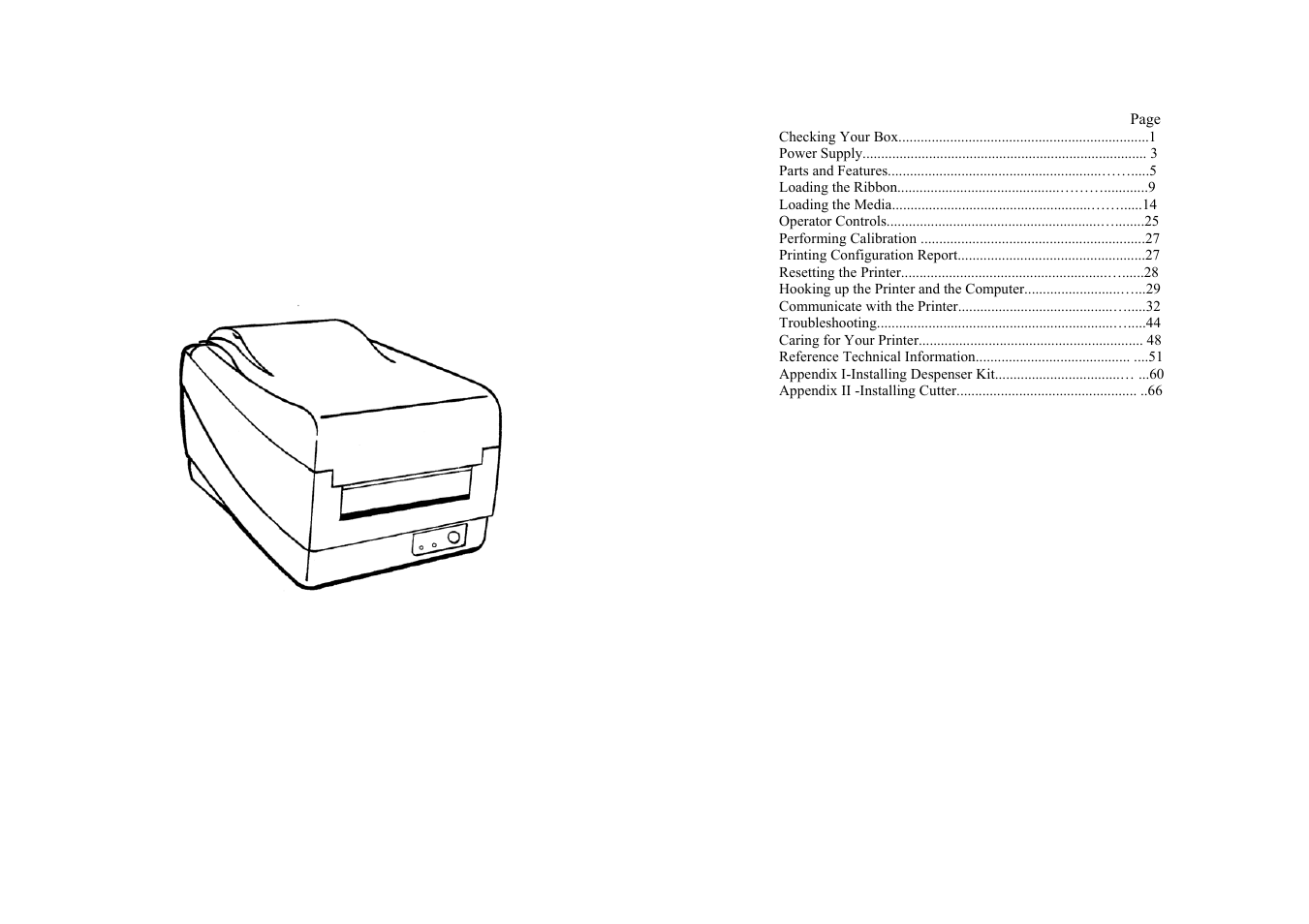 Argox OS-214ZIP User Manual | Page 3 / 39