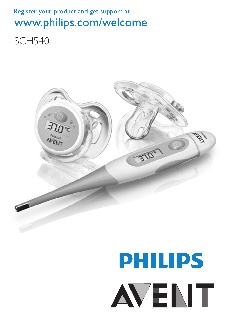 Philips AVENT Digitales Babythermometerset User Manual | 130 pages