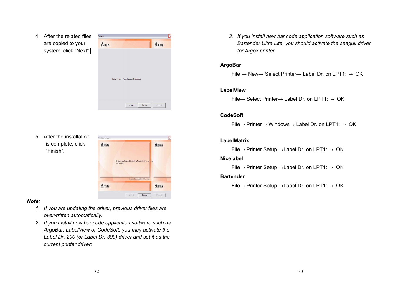 Argox OS-214 plus User Manual | Page 19 / 41